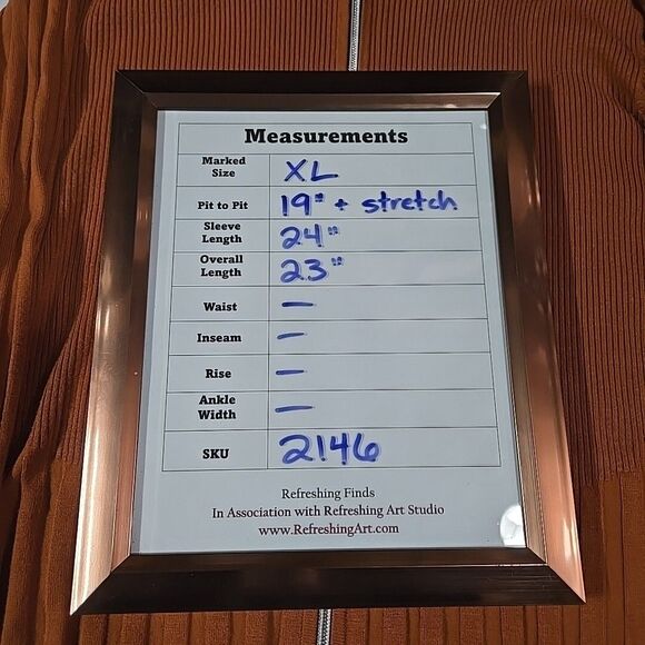 Y2K Burnt Orange Ribbed Jacket SzXL Belldini Retro Slinky Stretch FullZip Preppy - Picture 2 of 16